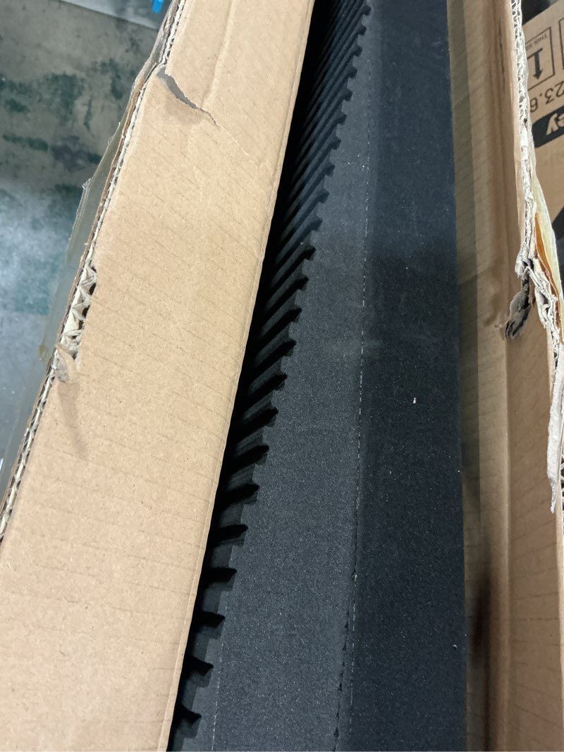 Condition photo showing Good Condition for eva foam threshold ramp, lightweight non slip doorway ramp for wheelchair walker scooter, indoor outdoor entry access for home bathroom garage(black,36" l x 28" w x 5" h) 36"l x 28"w x 5"h black