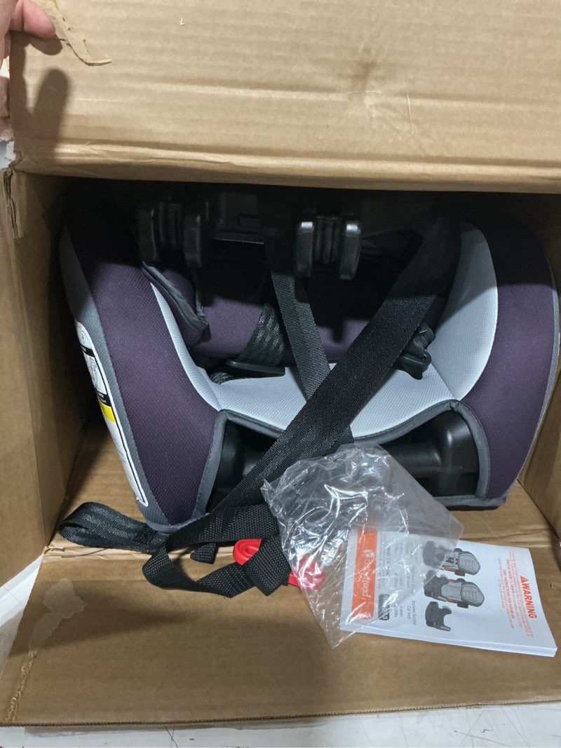 Condition photo showing Good Condition for baby trend hybrid si 3-in-1 combination booster seat, dash plum – side-impact protection, 3-stage growth design, adjustable headrest, cushioned comfort hybrid si dash plum