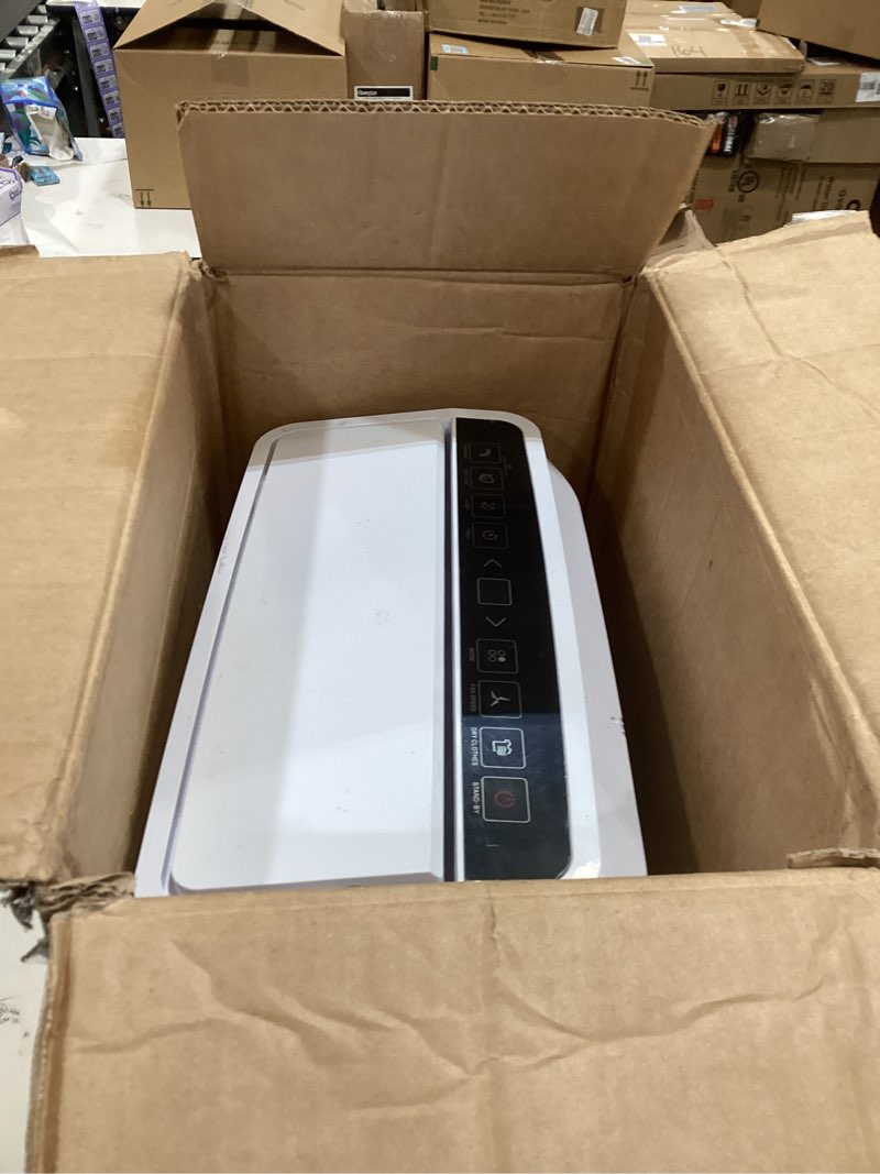 Condition photo showing As Is for 4500 sq. ft dehumidifier for basement, 50-70 pints large dehumidifiers for home with drain hose and 5l water tank, moisture removal for whole house, large room, and intelligent humidity control white 50 pints