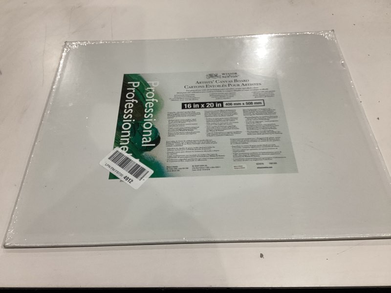 winsor & newton artist's canvas board, 16" x 20",white 16" x 20" 16" x 20"