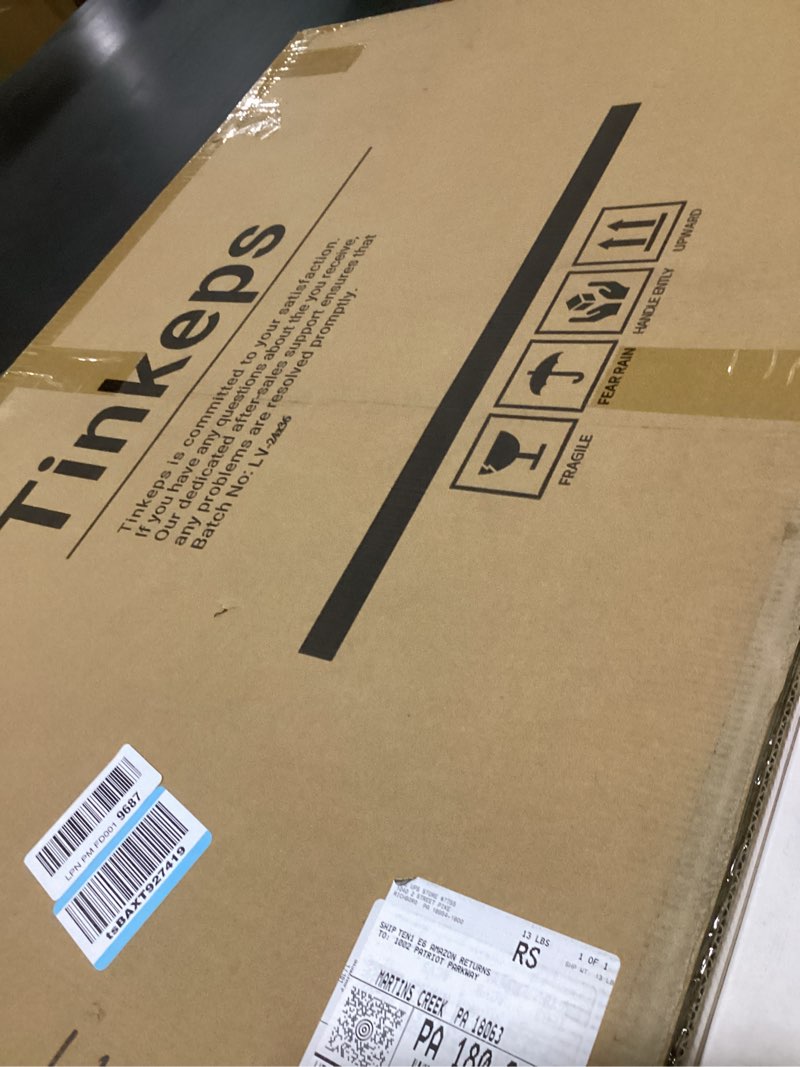 Tinkeps 24x36 Metal Poster Frame, 24 x 36 inches Aluminum Picture Frame with Mat for 20x30 Photo, Te