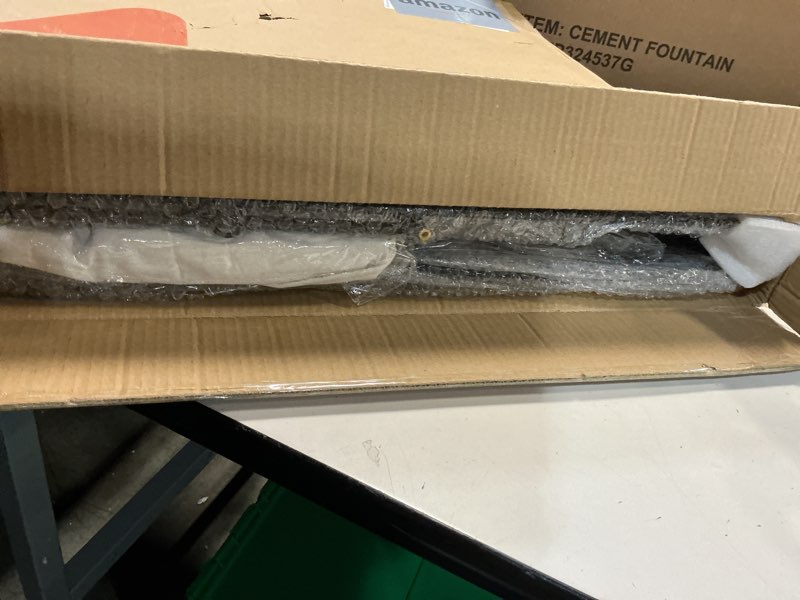 Condition photo showing Good Condition for WOWLIVE Laundry Basket with Wheels, Heavy Duty Laundry Hamper with Wood Lid, Clothes Hamper with Divided Removable Liner Bag, Large Capacity Iron-Made Laundry Sorter Laundry Room Organization (Beige) 115L(22 x 13 x 26.4 Inches) Beige