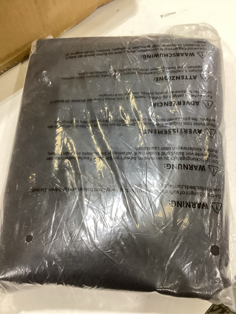 Condition photo showing Good Condition for kasla sandbox cover, square sandbox cover waterproof, outdoor toddler's large sand box covers for sand protection (black, 61" l×61" w×8" h) 61"x61"x8"