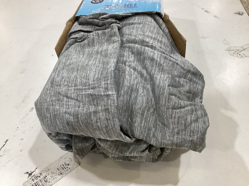 Condition photo showing Good Condition for topcee cooling blanket for night sweats absorbs heat to keep adults, children cool on warm nights, q-max 0.5 cooling blankets for hot sleepers, lightweight sofa throw blanket (50"x70") 00-grey 50"×70"