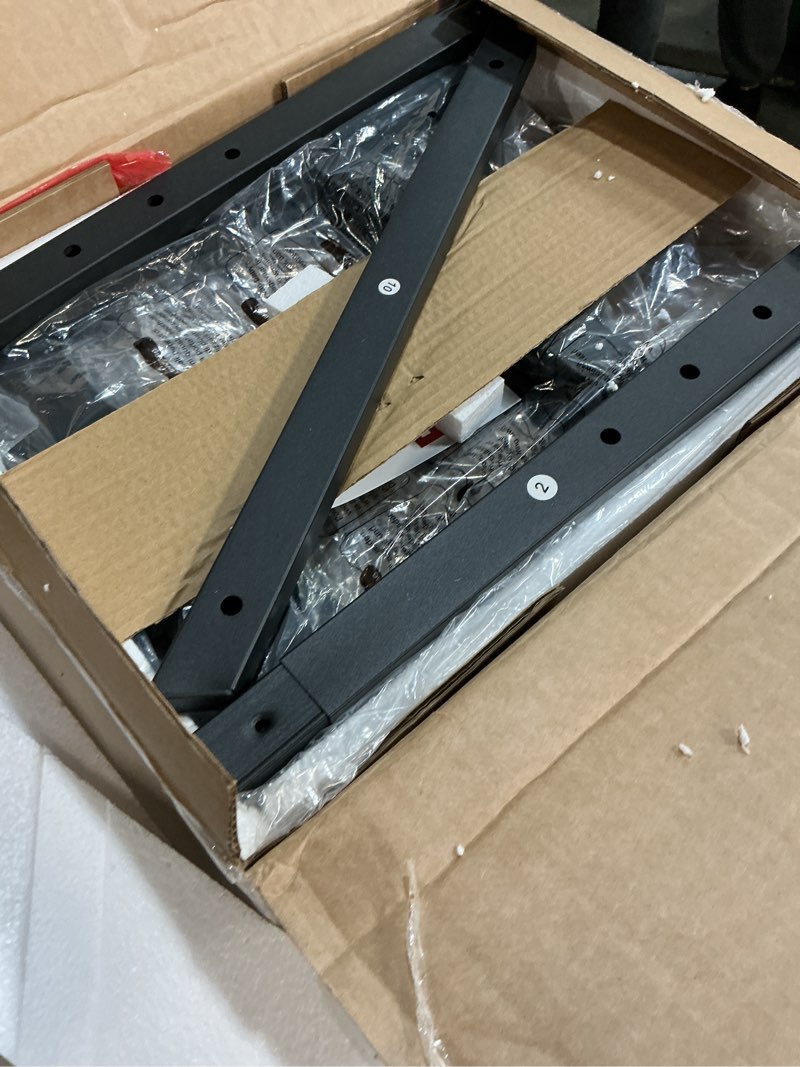 Condition photo showing Good Condition for innod kitchen step stool for toddlers, height adjustable toddler tower with safety rail, steel and wood toddler kitchen stool helper kids, stool for kids, learning tower, kids' desk brown