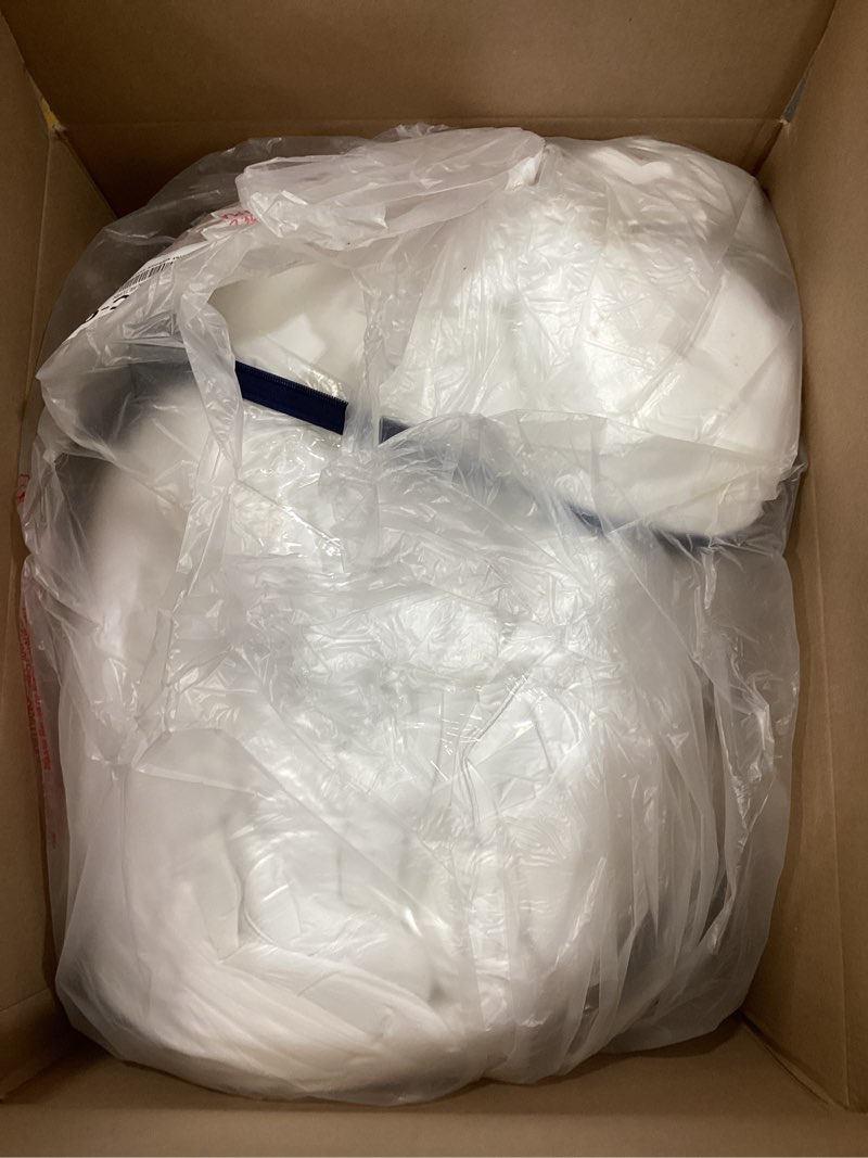 Condition photo showing Good Condition for serta down illusion soft hypoallergenic 2 inch pillowtop simple fit mattress topper, twin, white twin white