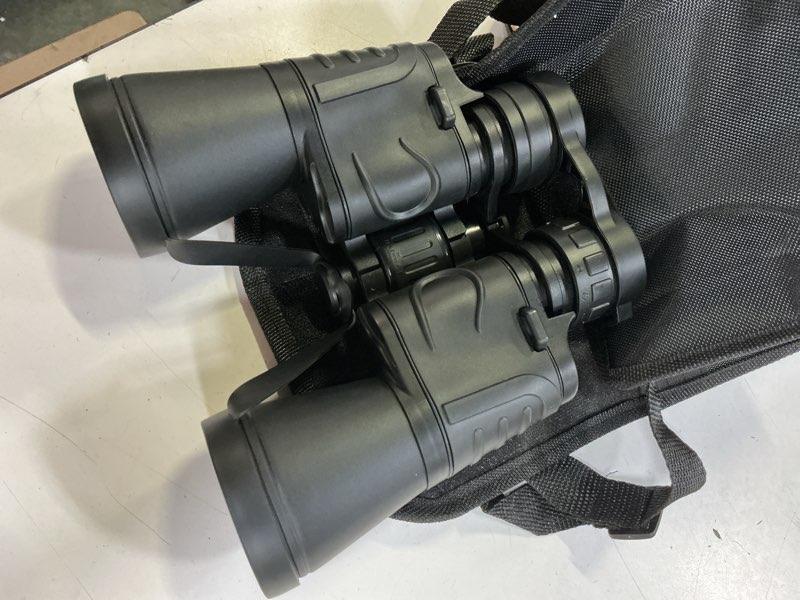 Condition photo showing Good Condition for 20x50 high powered binoculars for adults, waterproof compact binoculars with low light vision for bird watching hunting camping travel cruise hiking sports stargazing, christmas birthday gifts for men black