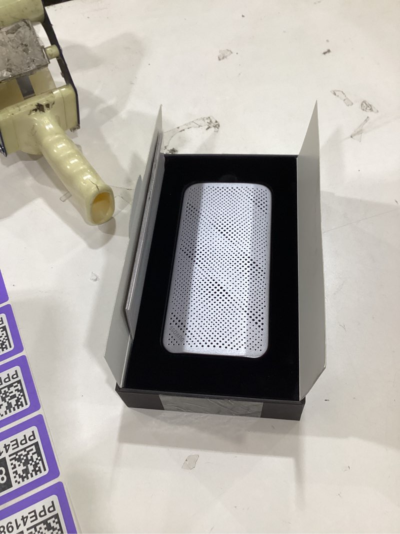 Condition photo showing New/Like New for bluetooth speaker, 0.65" ultra thin portable magnetic speakers, loud&clear sound, ip67 waterproof dustproof, bluetooth 5.1, tws pairing, eq mode, sleek small wireless speaker for home, outdoor 0.65" speaker