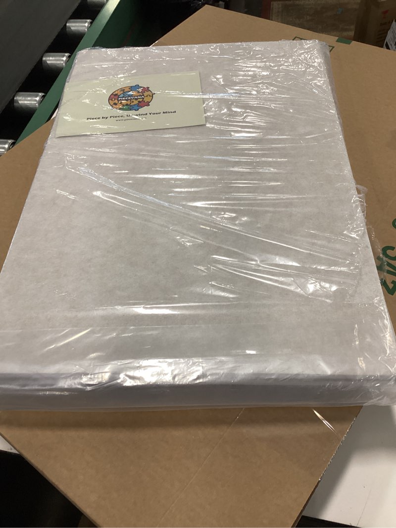 Condition photo showing Good Condition for Jigsaw Puzzle Board with 4 Sorting Trays, 1000 Pieces Playing Surface with Protective Cover, 31.5" x 24" Felt Display Board