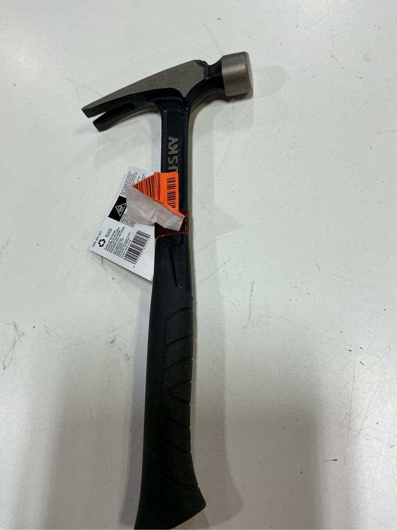 Condition photo showing Good Condition for 20 oz. steel rip hammer and 15 in. wrecking bar