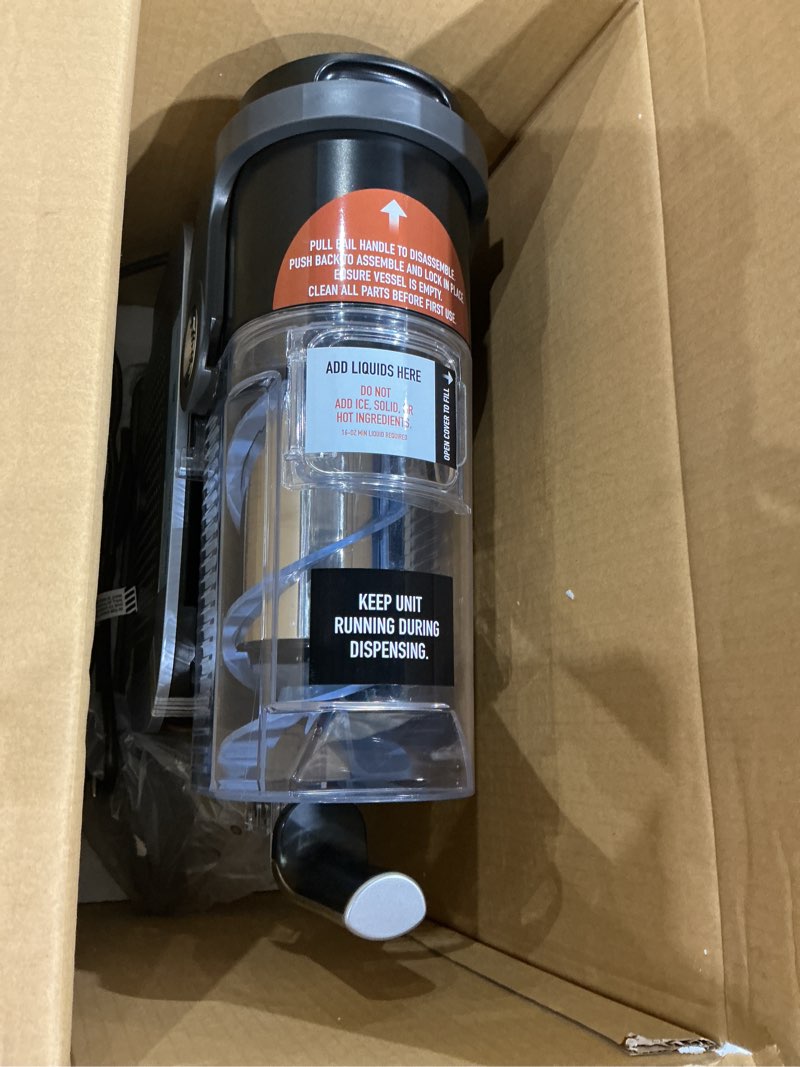 Condition photo showing Good Condition for ninja slushi frozen drink & slushie machine with rapidchill technology | 88 oz. easy fill vessel | 5 preset programs | make margaritas, frappés, & more | with dishwasher safe parts | black | fs301