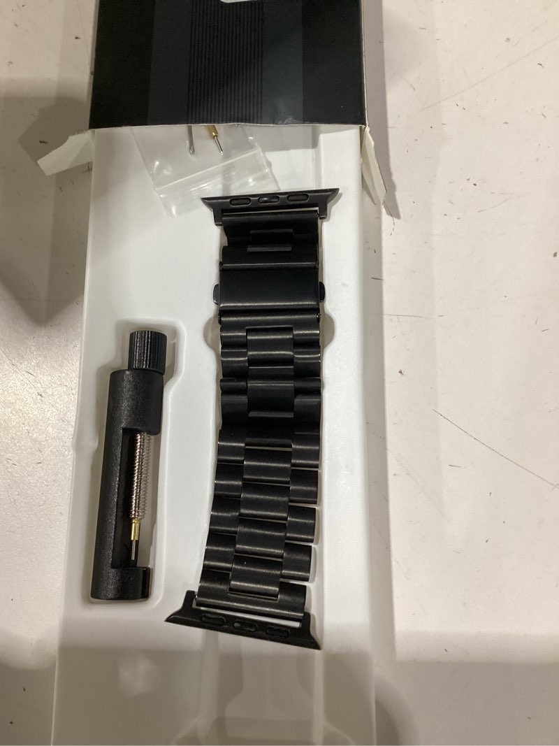 Condition photo showing Good Condition for epuly metal band compatible with apple watch bands for men 42/44/45/46/49mm | stainless steel strap suitable for business setting & everyday wear, fits iwatch bands series 11 10 9 8 7 6 5 4 se/ultra3 2 1