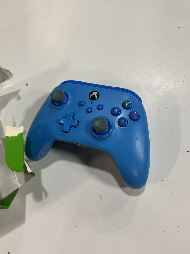 Condition photo showing Good Condition for powera wired controller for xbox series x|s - blue, gamepad, video game/gaming controller, works with xbox one, officially licensed