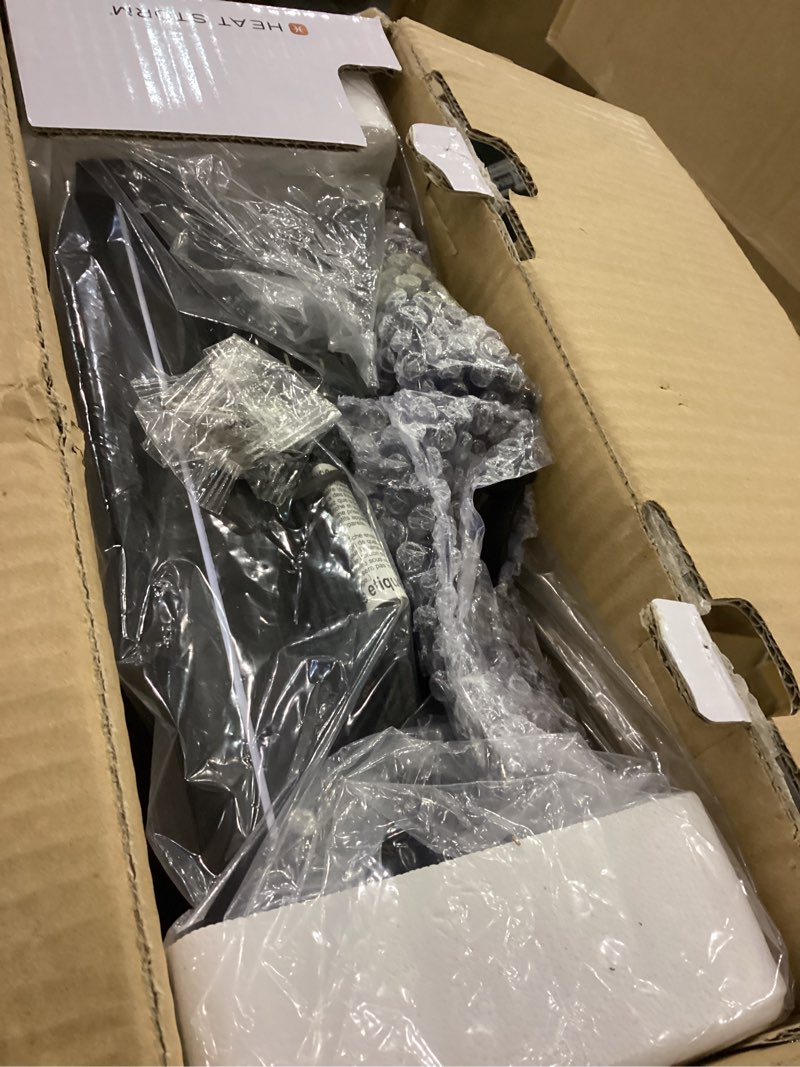 Condition photo showing Good Condition for Heat Storm Wave Floor to Wall Infrared Space Heater with Attachable Feet, Remote Control, Built in T