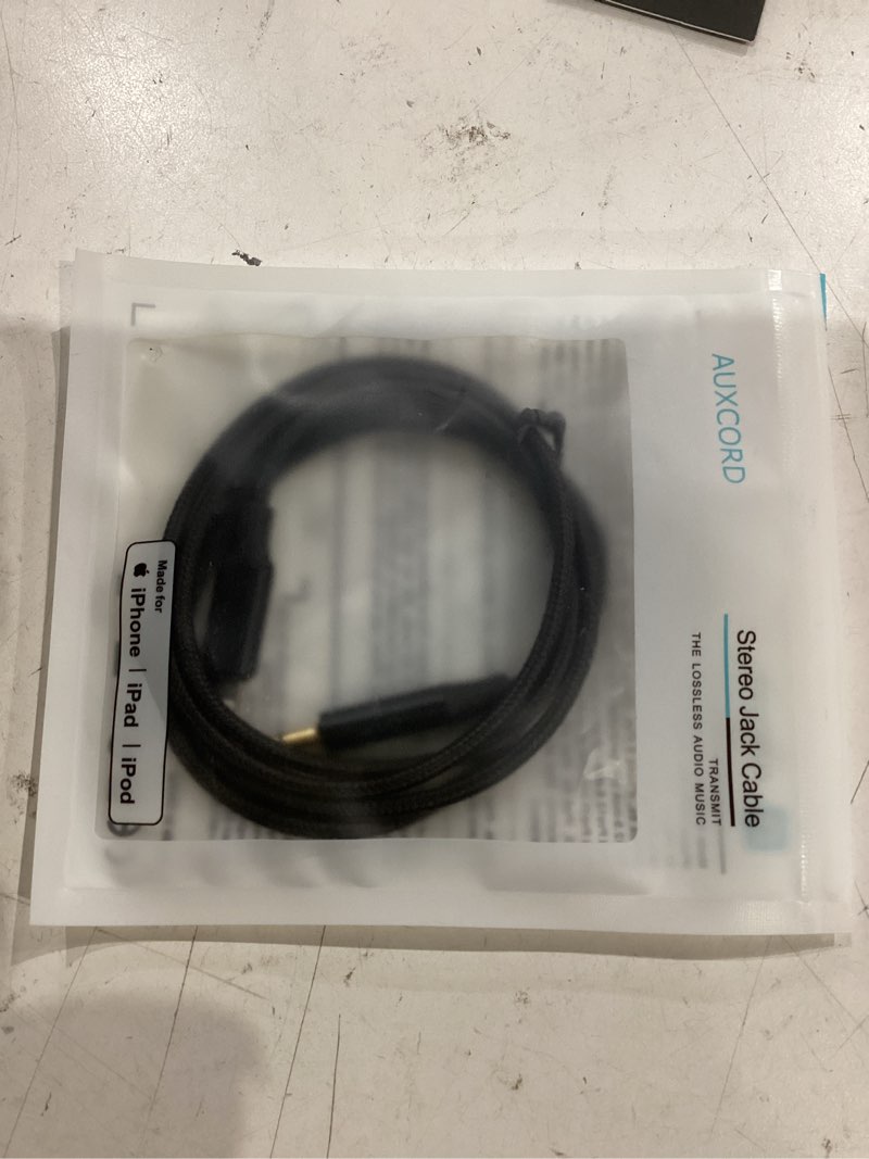 Condition photo showing Good Condition for aux cord for iphone,[apple mfi certified] lightning to 3.5mm aux stereo audio cable adapter compatible with iphone 14/13/12/11/xr/x/8/7 for car,speaker,headphone jack, 3.3ft