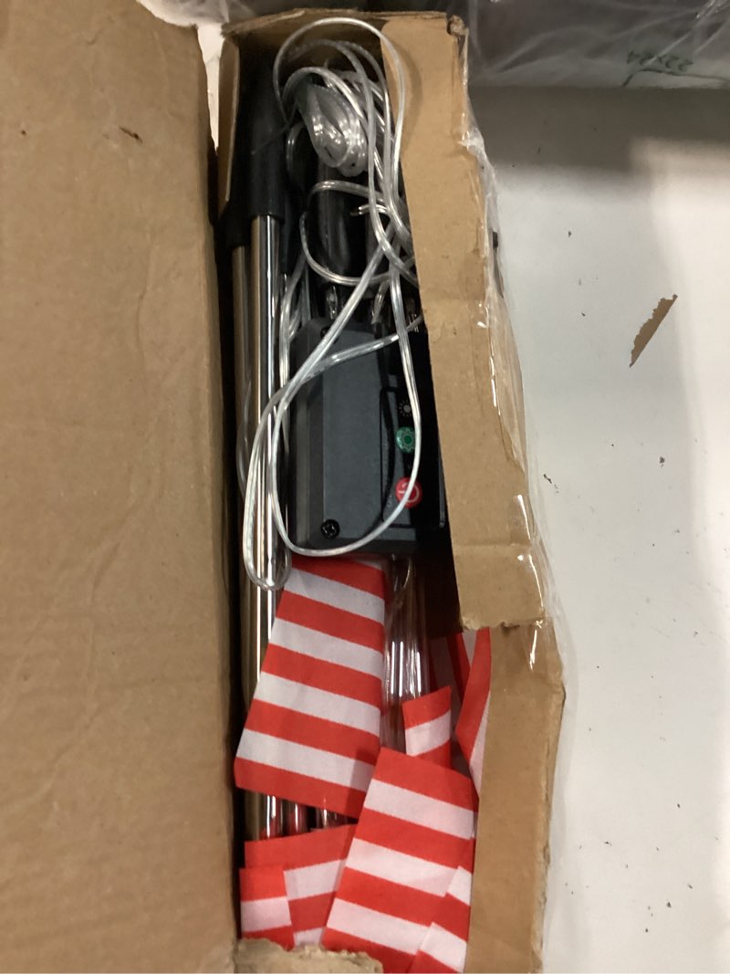 Condition photo showing Good Condition for 8-pack solar american flag pathway lights, 4th of july outdoor decor, lights for the 250th anniversary of independence, memorial day, and garden yard decor (waterproof led with 8 modes)