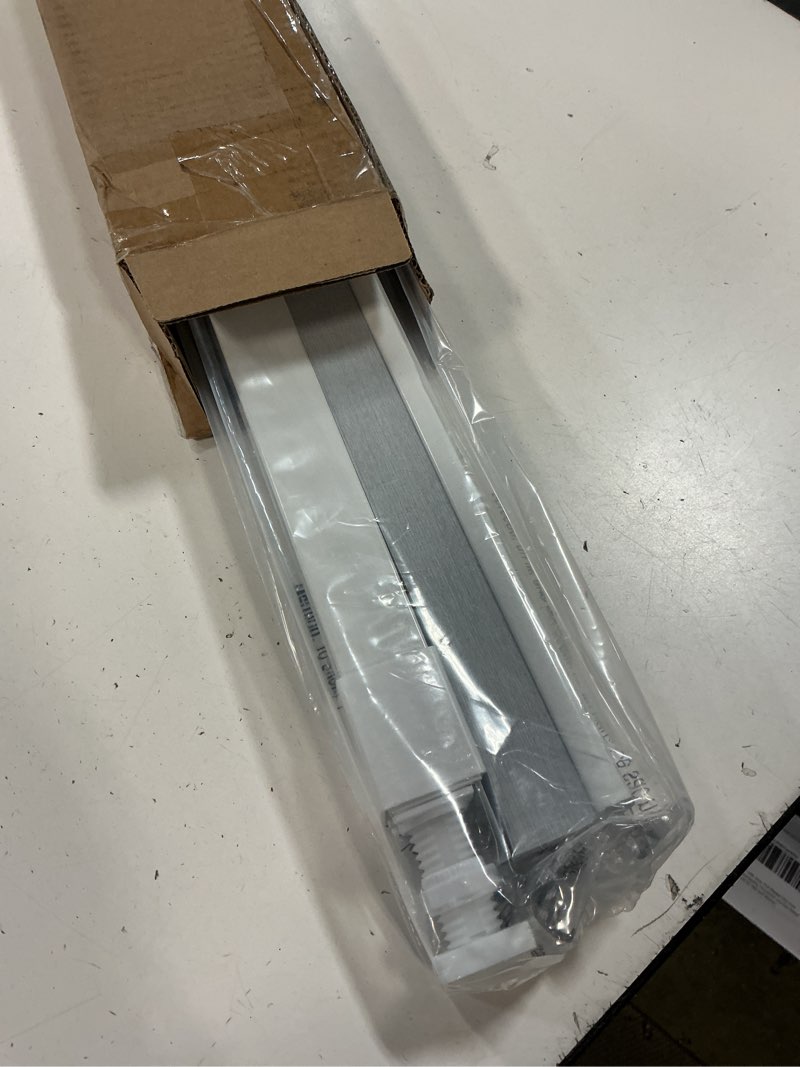 Condition photo showing Good Condition for lazblinds cordless cellular shades, no tools no drill blackout honeycomb shades pleated blinds for windows, 29'' w x 36'' h, silver white blackout-silver white 29'' w x 36'' h