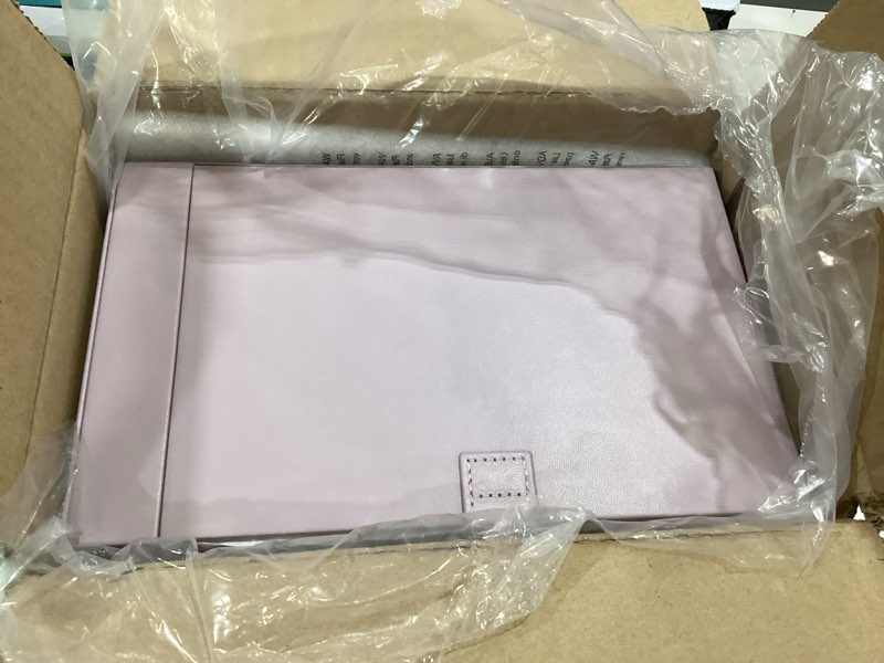 Condition photo showing As Is for enthralite jewelry box with 3 drawers: display organizer for earrings necklaces - gifts for girls women (grey purple) grey purple xl