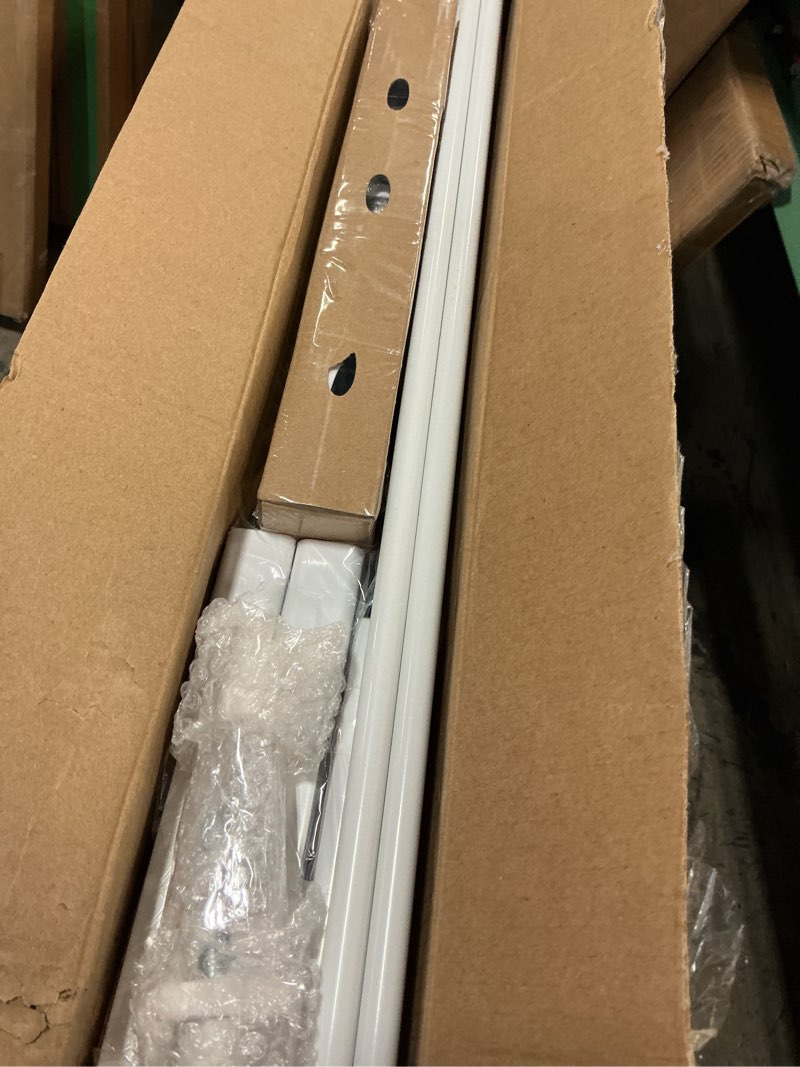 Condition photo showing Good Condition for waowao clear acrylic baby gate for stairs modern design acrylic auto close pet gate, 48.42-57.08" wide safety baby gate for doorways,white clear dog gates indoor, hallways,kitchen white 48.42-57.08"