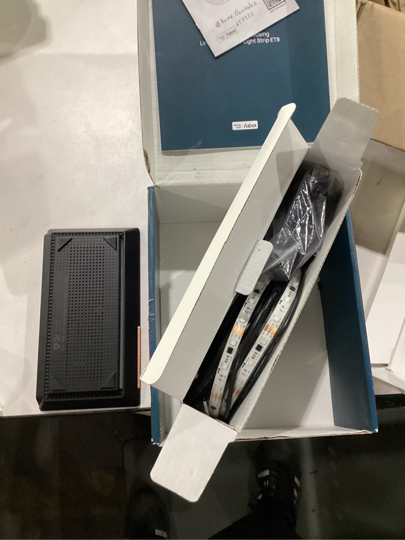 Condition photo showing Good Condition for linkind tv backlight, hdmi 2.1 sync box with ai lumisync technology, supports 8k@60hz, cuttable led backlights sync to screen for 27-90 inch tvs