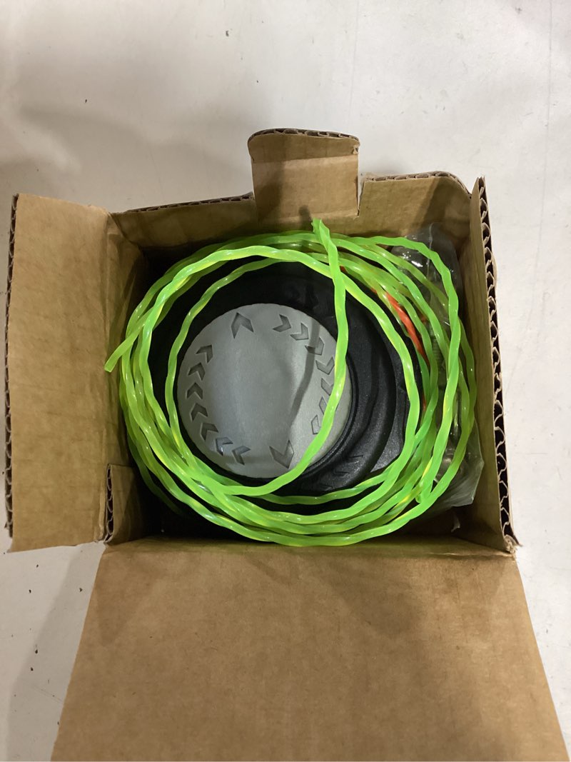 Condition photo showing Good Condition for universal weed eater head, speed feed trimmer head string trimmer head weed wacker head replacement for echo, ego, dewalt, stihl, husqvarna trimmer weed eater, with 14ft/0.095 trimmer line gray&black