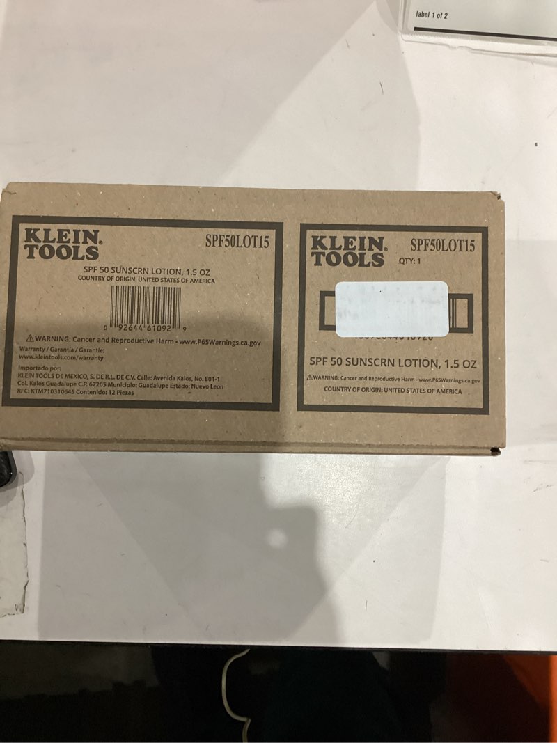 Spf 50 sunscreen lotion