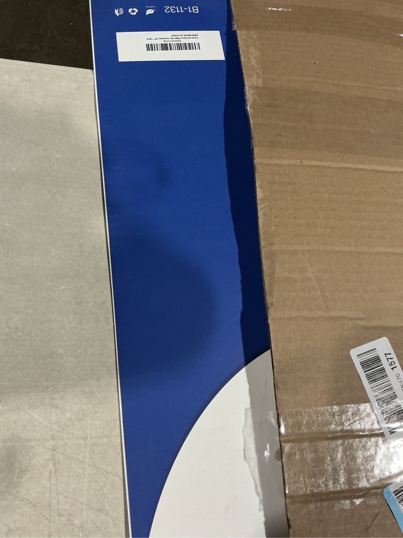 Condition photo showing Good Condition for [2-pack] 27 inch privacy screen for computer monitor 16:9 aspect ratio, eye protection anti blue light glare shield, 27inch removable black blackout anti spy desktop security private filter 27''(16:9)