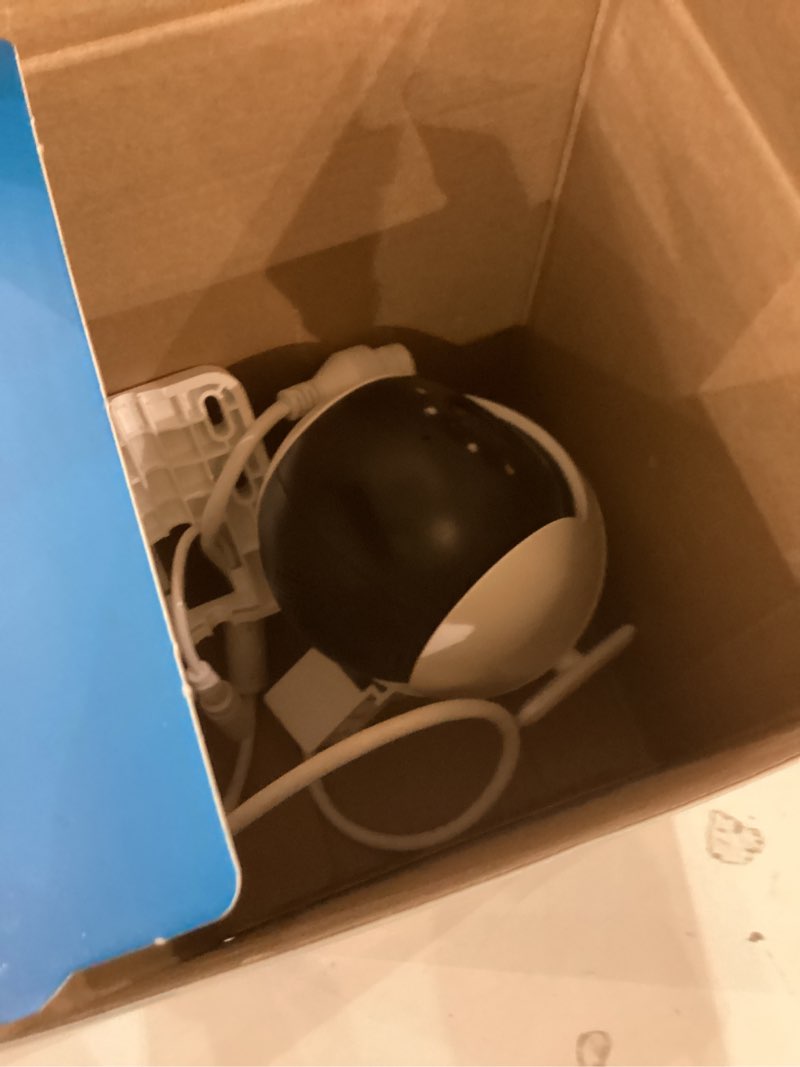 Condition photo showing As Is for Tapo 3K 5MP Outdoor Pan/Tilt Security Wi-Fi Camera – 360° View, Free Person/Vehicle Detection, Starlight Color Night Vision, IP66, Sound and Light Alarm, Works w/Alexa and Google Home, VistaCam 360°