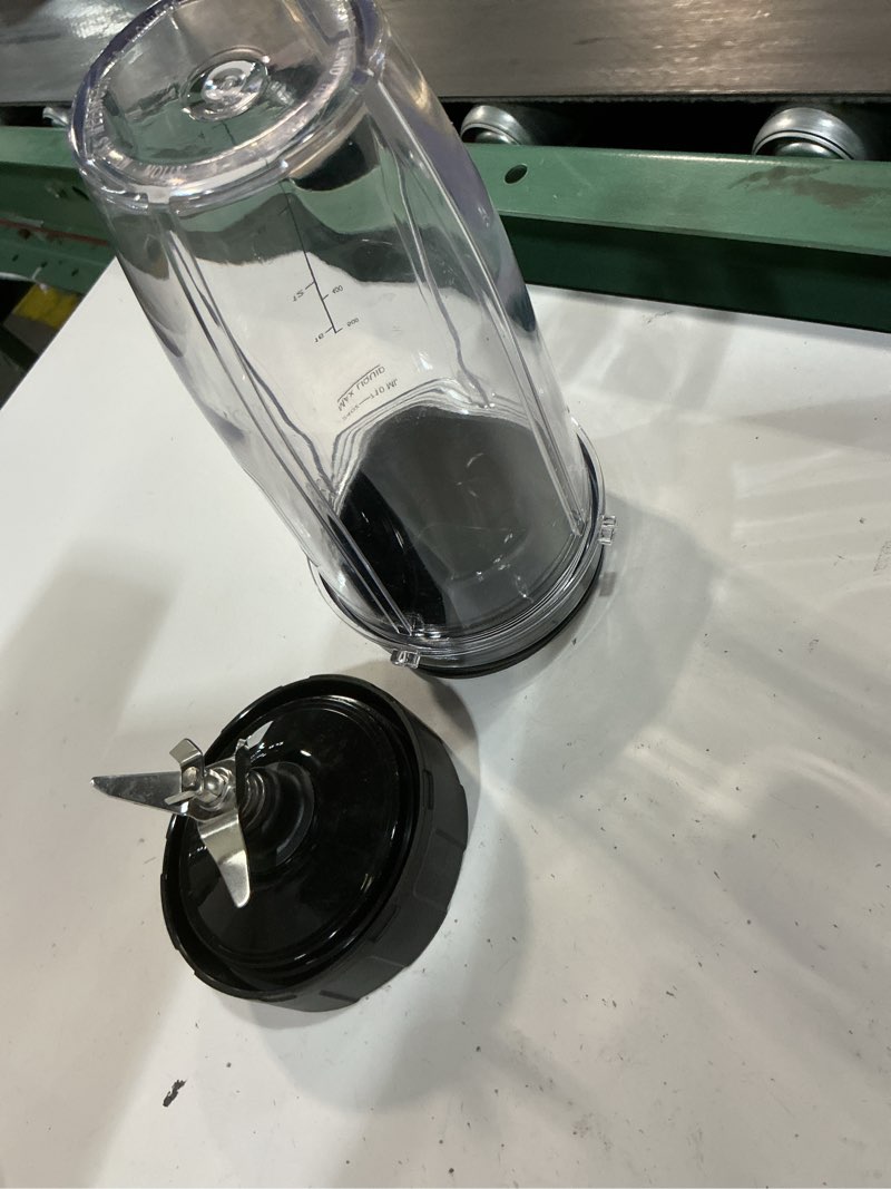 Condition photo showing As Is for 10cm diameter 6 fins extractor blades replacement part with 24oz cups for ninja blender only fit for nutri ninja auto iq bl450-70 bl451-70 bl454-70 bl455-70 bl482-70