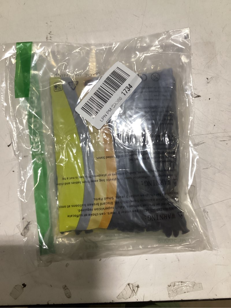 Condition photo showing Good Condition for 260 long balloons 100 pack black twisting animal balloons thickening latex modeling long magic balloons for animal model halloween weddings birthdays festival party decorations (black)