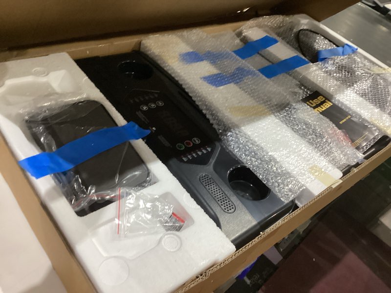 Condition photo showing Good Condition for treadmill with 8% incline, walking pad treadmill with handle bar, portable folding treadmills for running and walking, 3.0hp brushless motorized, 5 layers shock-absorbing