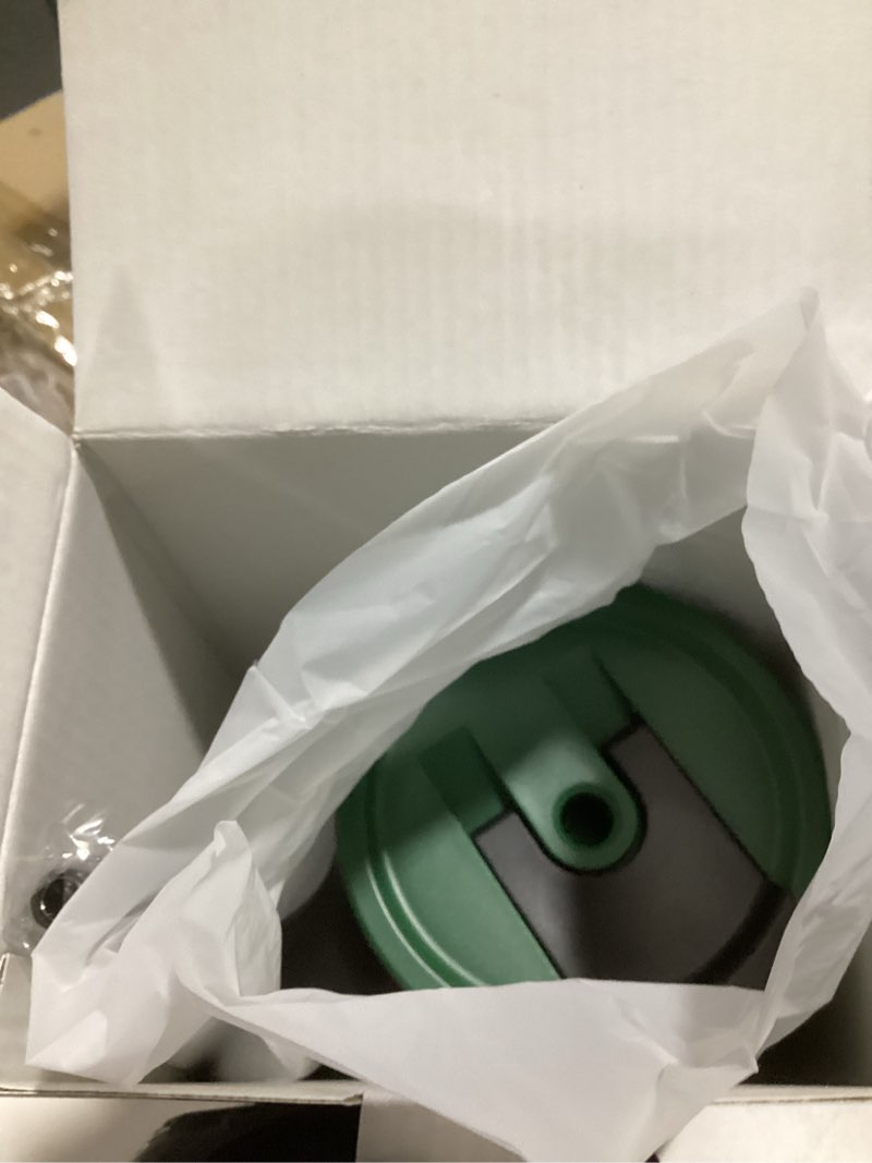 Condition photo showing Good Condition for POWCAN 40 oz Tumbler with Handle, 2-in-1 Straw and Sip Lid, Leakproof, Dishwasher Safe, Insulated Stainless Steel Travel Coffee Mug, Keeps Cold for 34 Hours, Fits in Car Cup Holder (Forest) Forest 40 Ounces