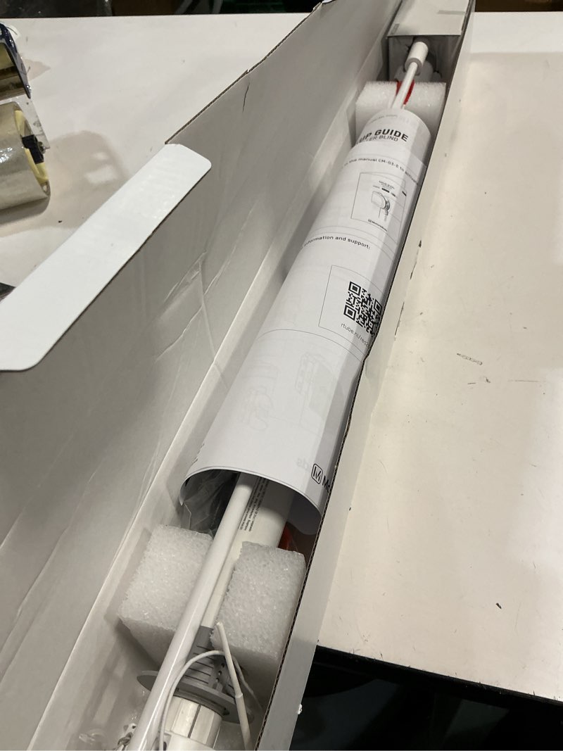 Condition photo showing As Is for Eve MotionBlinds (Matter) Upgrade Kit for Roller Blinds – Motor to Upgrade existing Indoor Blinds, Open/Close Automatically, Control via Voice/app, Schedules & Scenes, Requires Thread Border Router