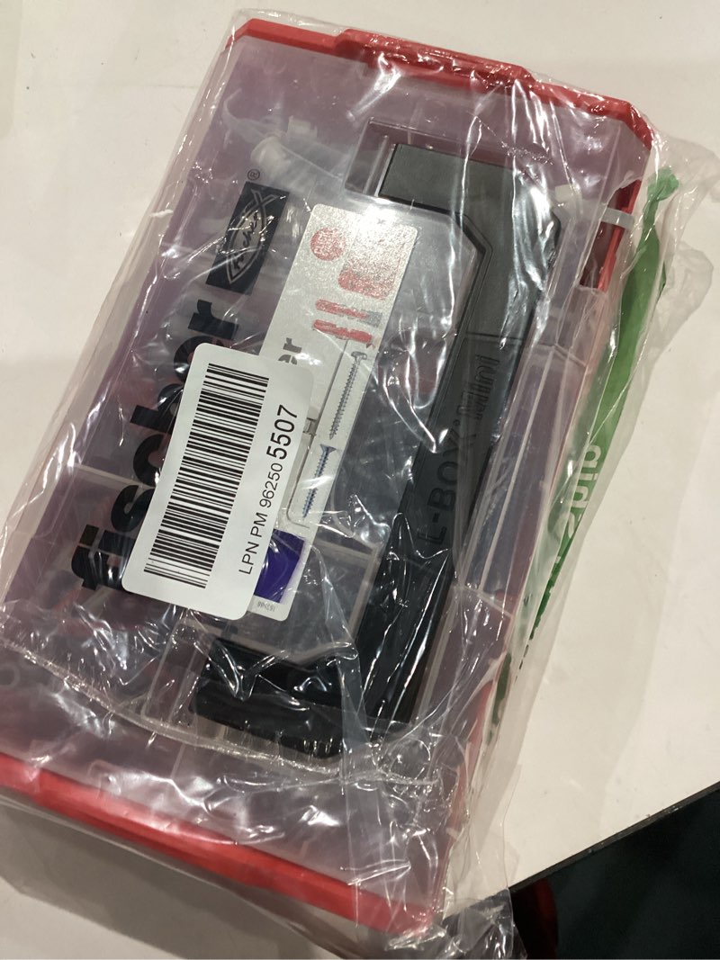 Condition photo showing Good Condition for fischer FixTainer DuoPower/DuoTec + Screws (200pcs) Power and Smart Box Set, Universal Toggle Plugs,