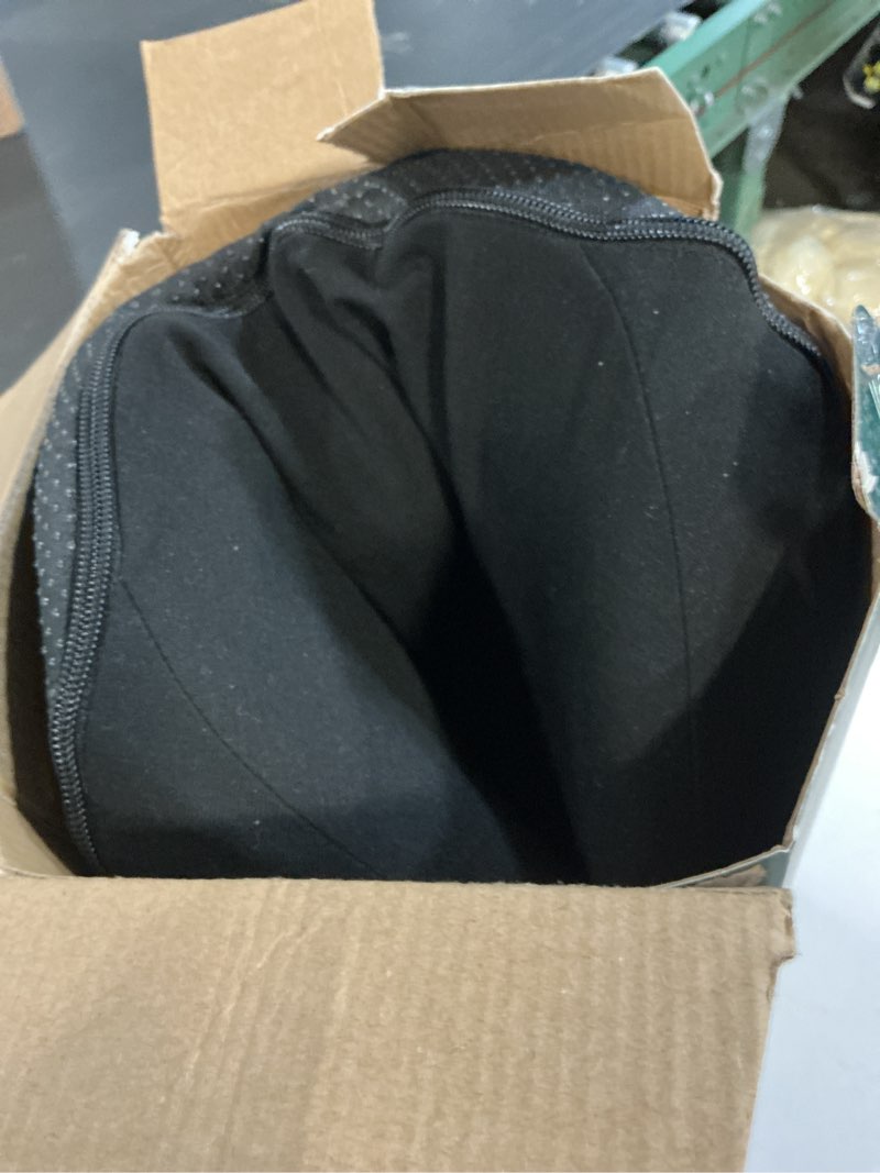 Condition photo showing Good Condition for extra large memory foam seat cushions for office chairs, pressure relief seat cushion for tailbone pain relief, sciatica & back pain, ergonomic office chair cushion for long sitting & driving (black) black & dark gray