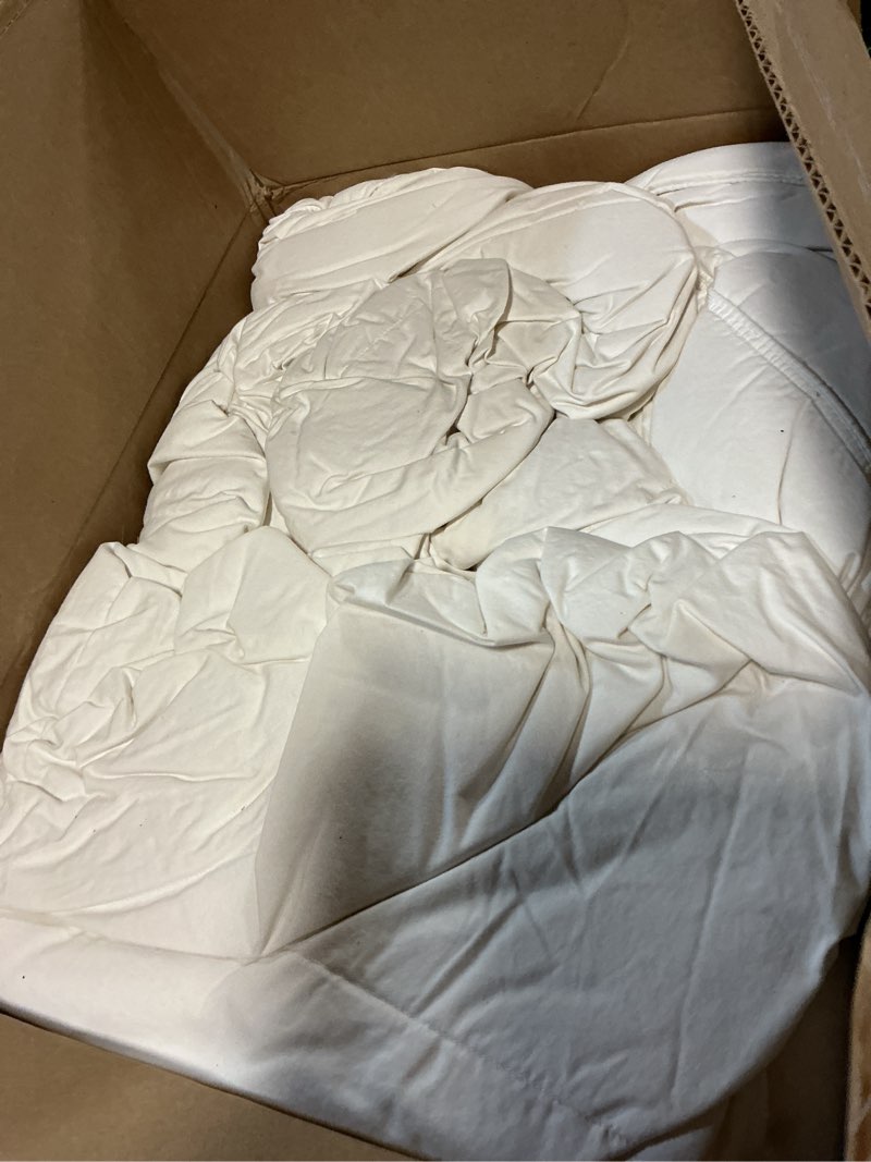 Condition photo showing As Is for premium down duvet insert, king/cal king, down