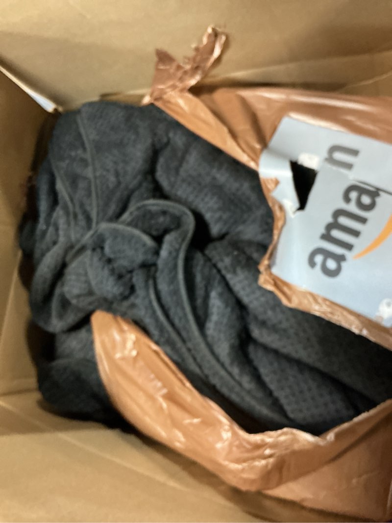 Condition photo showing Good Condition for extra large bath towel set of 4 (35"x70"),oversized bath sheet super soft highly absorbent jumbo bathroom towel set microfibers quick dry shower towel for hotel,bathroom,guest,spa,gym (black) texture black 4 piece bath towel set