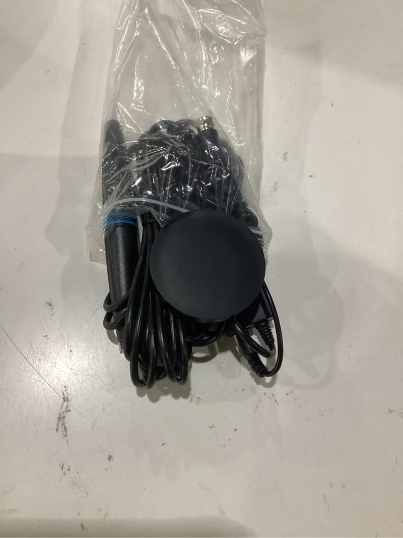Condition photo showing As Is for tv antenna for local channels, tv antenna for smart tv indoor -18ft cable | support 4k 1080p with signal booster for local channels, long range reception(dark grey)