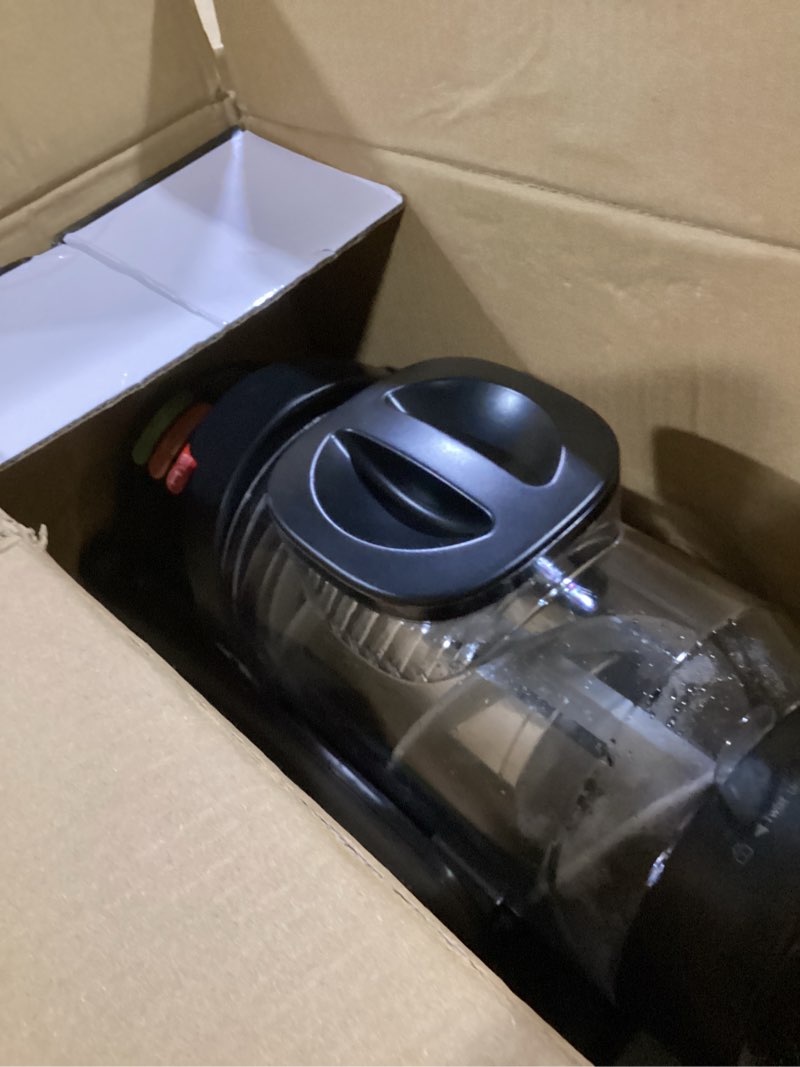 Condition photo showing Good Condition for syintao slushie machine no ice needed, 2-in-1 frozen drink & soft serve ice cream maker, 75oz self-chilling slushy maker with 5 presets, led display & auto clean for home & party (black)