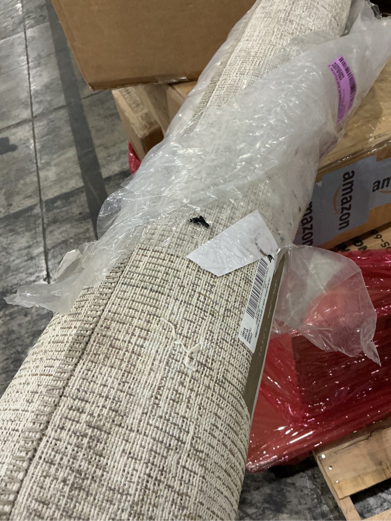 Condition photo showing Good Condition for chris loves julia x loloi rosemarie collection roe-02 ivory / natural 2'-7" x 4' accent rug