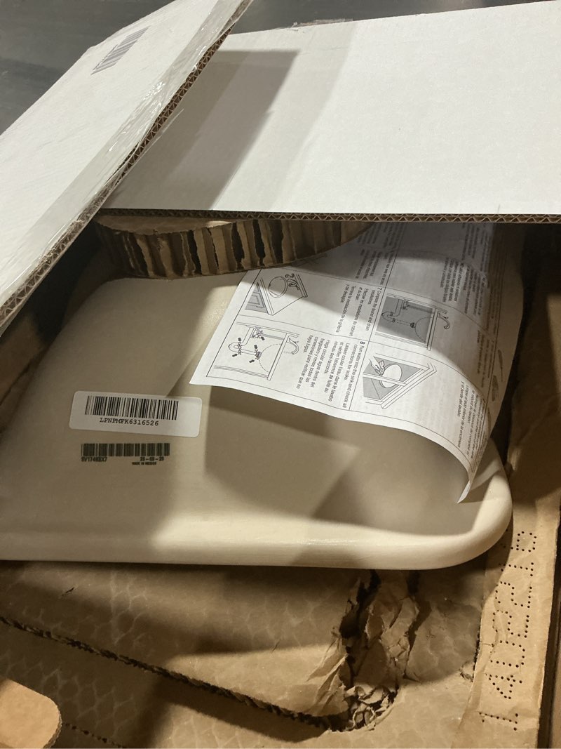 Condition photo showing Good Condition for KOHLER 20000-0 Caxton Rectangle Undermount Bathroom Sink, Bathroom Vanity Sink with Overflow Drain, 20-1/4 L x 15-11/16 W, White