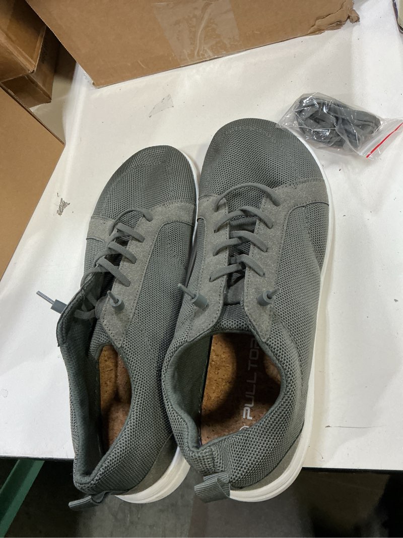 Condition photo showing Good Condition for (eur 44/us 11)men's barefoot wide toe box shoes - minimalist barefoot shoes with zero drop sole extra wide slip on walking shoes for men 11 wide wt03 | md grey
