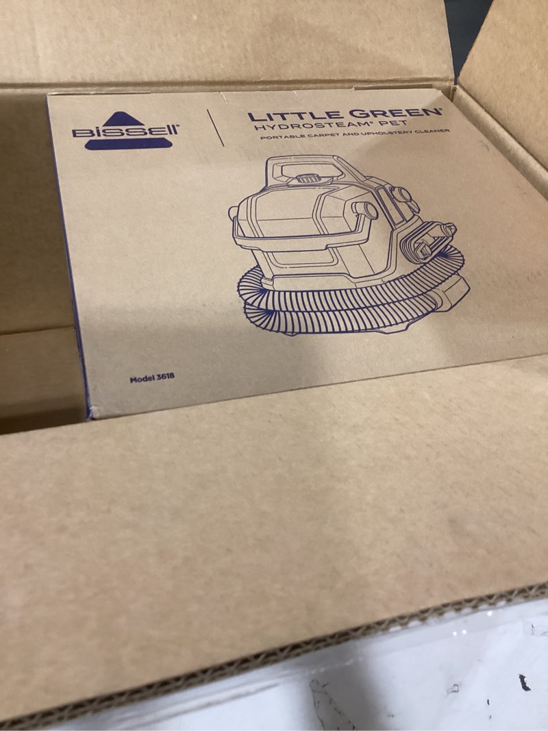 Condition photo showing New/Like New for Bissell BigGreen Commercial Little Green Pro Commercial Spot Cleaner, Carpet & Upholstery Cleaner and Car/Auto Detailer with Deep Stain Tool, 6" Tough Stain Tool BGSS1481