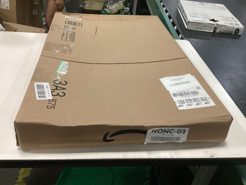 Condition photo showing New/Like New for a plus max 17x22 picture frame, black engineered wood frame for 17 x 22 inch picture poster photo, light weight 17 by 22 frame with wood-grain for wall - 1 pack/black/17 x22 black 17x22 1 pack