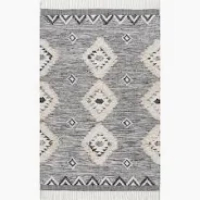 Nuloom grey rug 2’8”x8’
