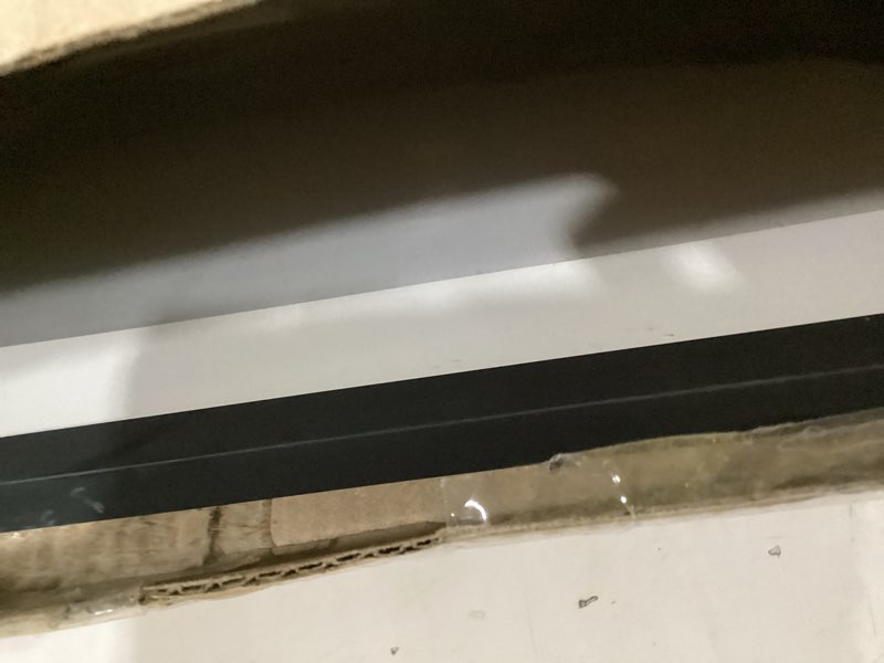 Condition photo showing As Is for upsimples 11x14 Picture Frame, Display Pictures 8x10 with Mat or 11x14 Without Mat, Wall Hanging Photo Frame, Black, 1 Pack Black 11x14