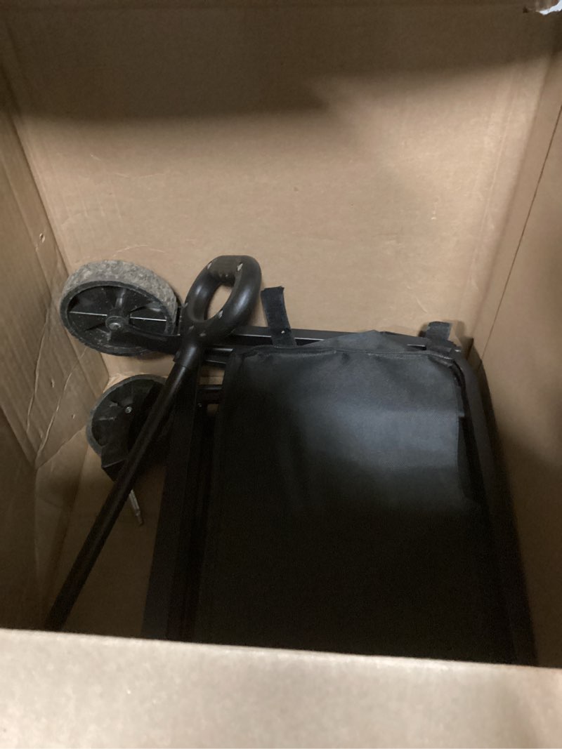 Condition photo showing item condition for Collapsible Wagon with Wheels, 330 lbs Wagons Carts Foldable Wagon Cart, Carbon Steel Frame Structure, Lightweight Portable Folding Utility Grocery Shopping Cart for Grocery Sports Garden Camping