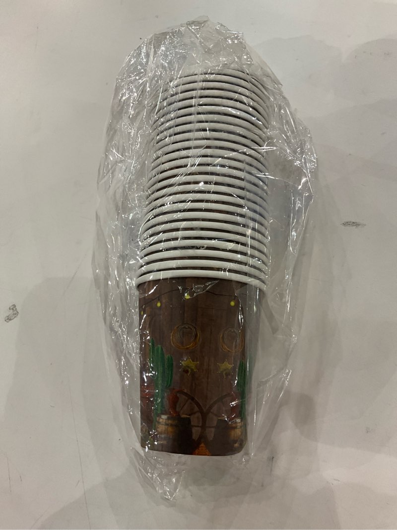 175Pcs Western Cowboy Party Supplies 9"Cowboy Paper Plates 7"Wild West Plates Cowboy Napkins Cup Kni