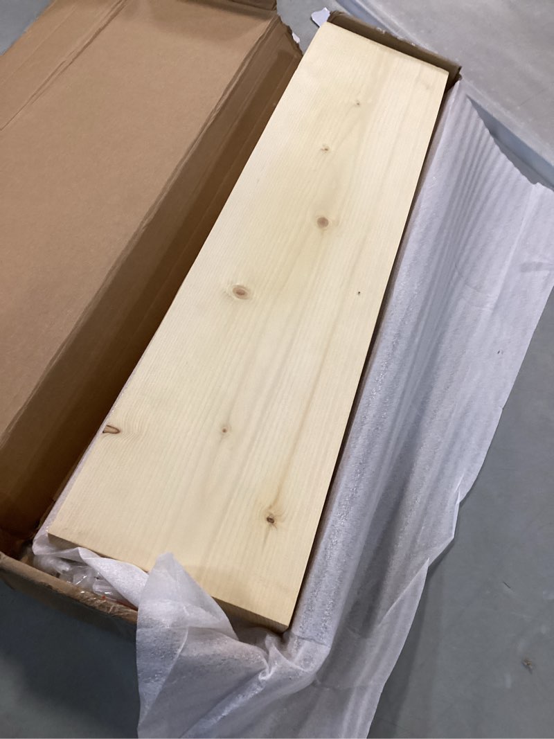 ABSWHLM Floating Wall Shelves 3-Pack - 24-Inch Rustic Wooden Shelves for Storage and Décor, Easy Ins