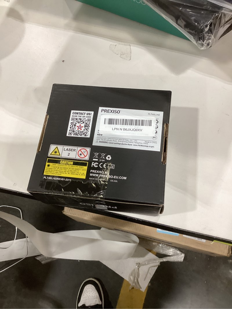 Condition photo showing New/Like New for PREXISO 2-in-1 Laser Tape Measure, 135Ft Rechargeable Measurement Tool & 16Ft Measuring Movable Magnetic Hook - Pythagorean, Area, Volume, Ft/Ft+in/in/M Unit NOT Digital